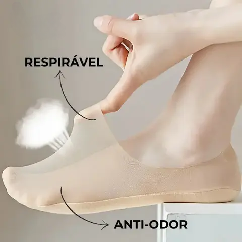 Meias Ortopédicas Invisíveis ConfortLife® -  [COMPRE 3 LEVE 5]