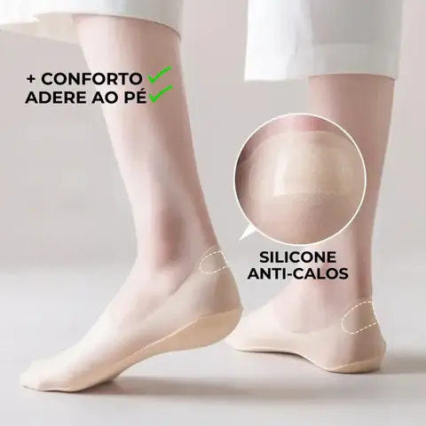 Meias Ortopédicas Invisíveis ConfortLife® -  [COMPRE 3 LEVE 5]